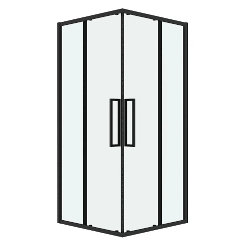 Душевой уголок GROSSMAN Cosmo 300.K33.02.9090.21.00 (90x90x195) квадрат,раздвижн,черн. матов.,стекло прозрачн Душевой уголок GROSSMAN Cosmo 300.K33.02.9090.21.00 (90x90x195) квадрат,раздвижн,черн. матов.,стекло прозрачн