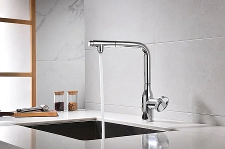 Смеситель для кухни Paulmark Urban хром Ur213104-CR Смеситель для кухни Paulmark Urban хром Ur213104-CR