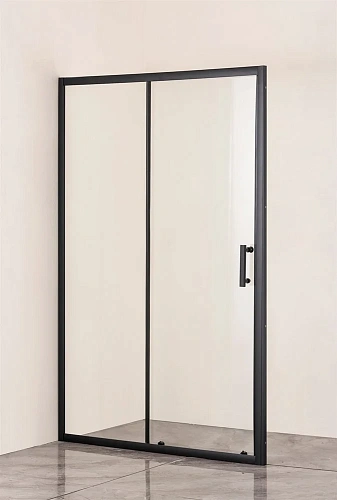 Душевая дверь Taliente 150x195см, прозрачное стекло 6мм, черный профиль TA-150-1CB Душевая дверь Taliente 150x195см, прозрачное стекло 6мм, черный профиль TA-150-1CB