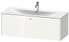 Картинка анонса товара «тумба под раковину duravit brioso br421402222 подвесная 122 см белая»