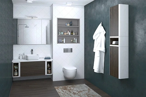 Модуль для тумбы Aquaton Брук 40 с фасадом дуб ферр 1A201803BCDF0 Модуль для тумбы Aquaton Брук 40 с фасадом дуб ферр 1A201803BCDF0