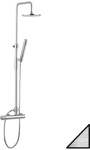 Душевая система Paffoni Master Top King ZCOL621KLIGST сталь Душевая система Paffoni Master Top King ZCOL621KLIGST сталь