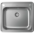 Кухонная мойка Hansgrohe S41 S412-F500 500/400 43336800, нержавеющая сталь встраиваемая Кухонная мойка Hansgrohe S41 S412-F500 500/400 43336800, нержавеющая сталь встраиваемая