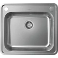 Кухонная мойка Hansgrohe S41 S412-F500 500/400 43336800, нержавеющая сталь встраиваемая Кухонная мойка Hansgrohe S41 S412-F500 500/400 43336800, нержавеющая сталь встраиваемая