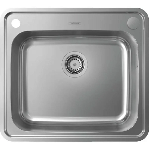 Кухонная мойка Hansgrohe S41 S412-F500 500/400 43336800, нержавеющая сталь встраиваемая Кухонная мойка Hansgrohe S41 S412-F500 500/400 43336800, нержавеющая сталь встраиваемая