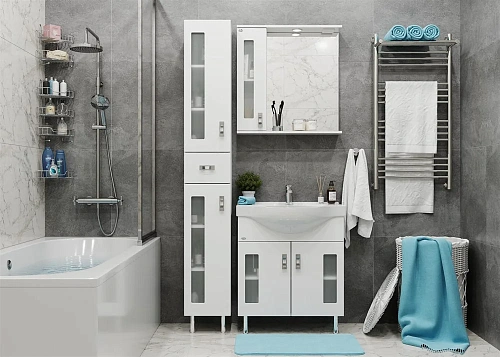 Зеркальный шкаф Onika КРИСТАЛЛ 67.02 левый 206705 Зеркальный шкаф Onika КРИСТАЛЛ 67.02 левый 206705