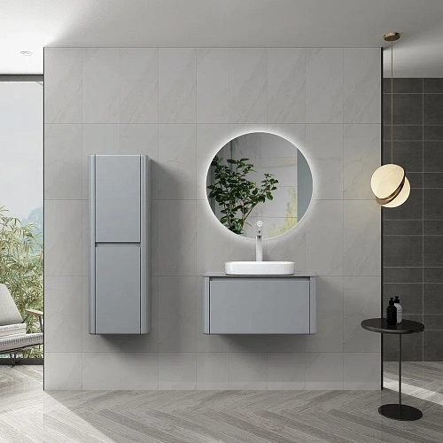 Тумба с раковиной Black&White U915.800 Blum металлический ящик, керамогранит / раковина (800x495x400 915800 Тумба с раковиной Black&White U915.800 Blum металлический ящик, керамогранит / раковина (800x495x400 915800