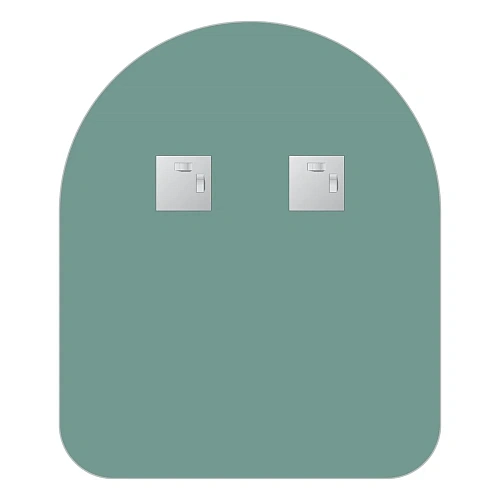 Зеркало Evoform Primary BY 0006 50х60 см со шлифованной кромкой Зеркало Evoform Primary BY 0006 50х60 см со шлифованной кромкой