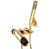 Смеситель для ванны Paini Morgana 73OP105 с аксессуаром, золото
