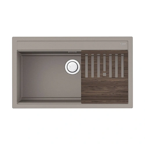 Кухонная мойка Omoikiri Kitagawa 86-LB-GR Artceramic/leningrad grey 4993796 Кухонная мойка Omoikiri Kitagawa 86-LB-GR Artceramic/leningrad grey 4993796