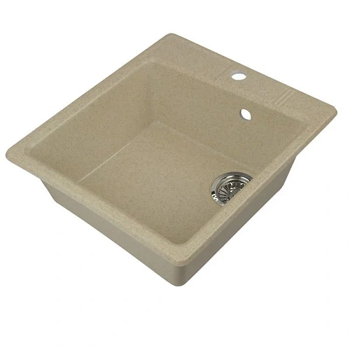 Кухонная мойка Aquaton Парма, 1A713032PM060, светло-бежевая Кухонная мойка Aquaton Парма, 1A713032PM060, светло-бежевая