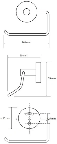 Держатель туалетной бумаги Bemeta WHITE 104112044 Держатель туалетной бумаги Bemeta WHITE 104112044