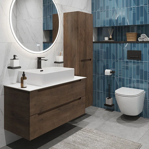 Тумба со столешницей и раковиной BelBagno ETNA 100 etna100rw-kepbo-1338-set подвесная ETNA100RW-KEPBO-1338-SET Тумба со столешницей и раковиной BelBagno ETNA 100 etna100rw-kepbo-1338-set подвесная ETNA100RW-KEPBO-1338-SET