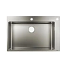 Кухонная мойка Hansgrohe 660 S712-F660 43308800, под сталь встраиваемая