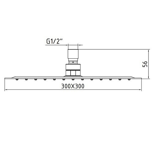 Верхний душ E.C.A. Shower Head 102145013EX Верхний душ E.C.A. Shower Head 102145013EX