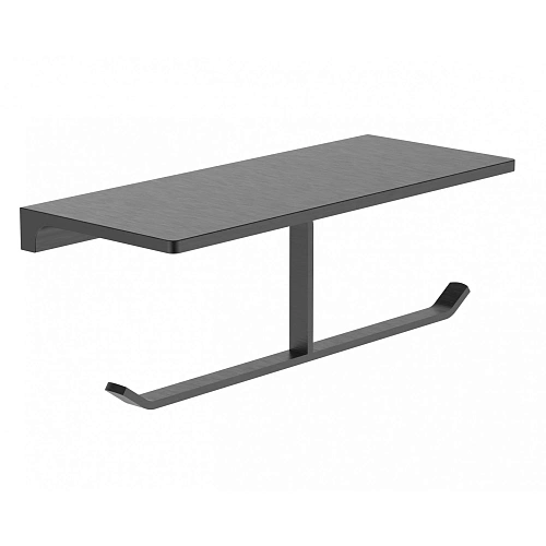 Держатель туалетной бумаги Wonzon & Woghand с полкой, темный графит (WW-9156-GM) Держатель туалетной бумаги Wonzon & Woghand с полкой, темный графит (WW-9156-GM)