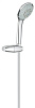 Картинка анонса товара «душевой гарнитур grohe euphoria (душевая лейка, держатель, шланг 1750 мм), хром (27355000)»