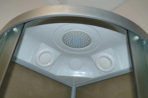 Душевая кабина Parly F811 800x800 профиль хром, стекло матовое (жемчужное) Душевая кабина Parly F811 800x800 профиль хром, стекло матовое (жемчужное)