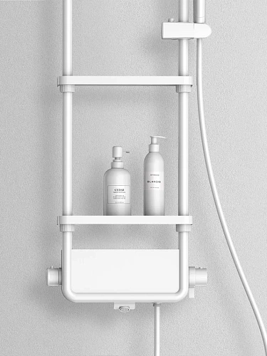 Душевая система AQUAme AQM 8003W с термостатом, Белый AQM8003W Душевая система AQUAme AQM 8003W с термостатом, Белый AQM8003W