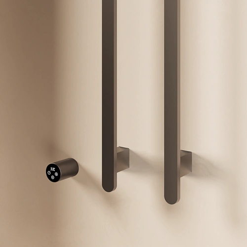 Полотенцесушитель электрический Vincea VTD-2VT1GM вороненая сталь, таймер Полотенцесушитель электрический Vincea VTD-2VT1GM вороненая сталь, таймер