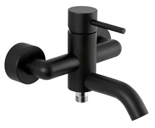 Смеситель для ванны Remer X Style X05NO, чёрный матовый Смеситель для ванны Remer X Style X05NO, чёрный матовый