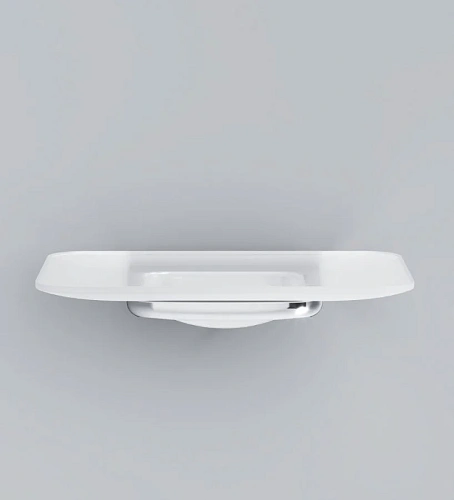 Мыльница AM.PM Inspire V2.0 A50A34200 стеклянная хром Мыльница AM.PM Inspire V2.0 A50A34200 стеклянная хром