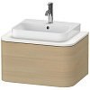 Картинка анонса товара «тумба под раковину duravit happy d.2 plus hp494007171 подвесная 65 см средиземноморский дуб»