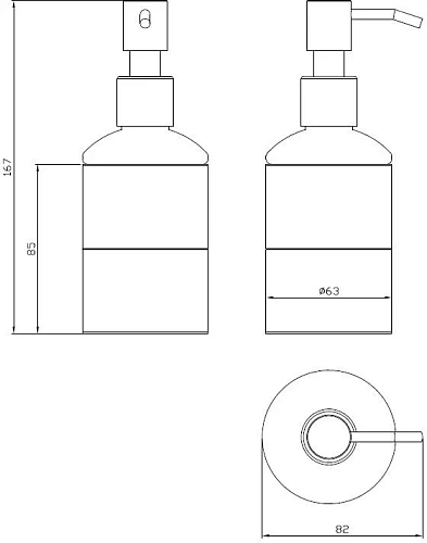 Дозатор жидкого мыла Allen Brau Allen Brau Priority 6.31A06-31 черный матовый Дозатор жидкого мыла Allen Brau Allen Brau Priority 6.31A06-31 черный матовый