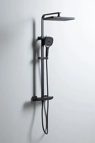 Душевая система Allen Brau Infinity 5.21030-31 черный матовый Душевая система Allen Brau Infinity 5.21030-31 черный матовый