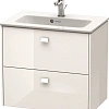 Тумба под раковину Duravit Brioso BR411002222 подвесная 62 см белый глянцевый Тумба под раковину Duravit Brioso BR411002222 подвесная 62 см белый глянцевый