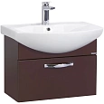 Тумба с раковиной Aquaton Ария 65 темно-коричневый 1A1340K0AA430 Тумба с раковиной Aquaton Ария 65 темно-коричневый 1A1340K0AA430