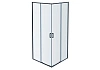 Душевой уголок Aquatek АРИЯ AQ ARI KV 08020GM двери раздвижные 800x800x2000 профиль оружейная сталь, стекло прозрачное