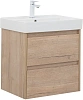 Тумба под раковину Aquanet Nova Lite 60 дуб крафт (2 ящика) 00287901