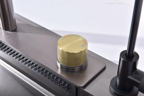 Кухонная мойка ArtDecco Elegant Flow 68 AEF116846 графит, из нержавеющей стали Кухонная мойка ArtDecco Elegant Flow 68 AEF116846 графит, из нержавеющей стали