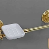 Полотенцедержатель ART&MAX BAROCCO CRYSTAL AM-2057P-Br-C с мыльницей, бронза Полотенцедержатель ART&MAX BAROCCO CRYSTAL AM-2057P-Br-C с мыльницей, бронза