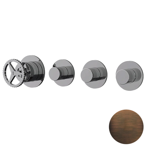 Смеситель для душа Remer Chrono CH98D3PWBBR, бронза масляная Смеситель для душа Remer Chrono CH98D3PWBBR, бронза масляная