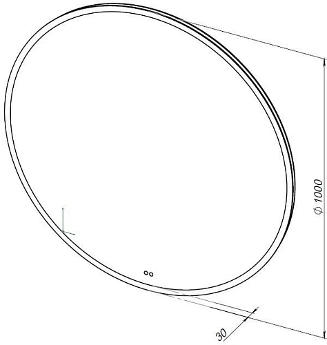Зеркало Aquanet Арт 100 RGB LED 00334364 Зеркало Aquanet Арт 100 RGB LED 00334364