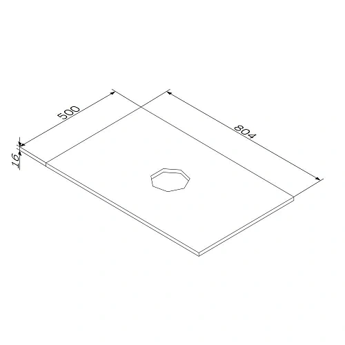 Столешница AM.PM Func M8FST0800WM 80 см, белый матовый Столешница AM.PM Func M8FST0800WM 80 см, белый матовый