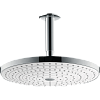 Картинка анонса товара «верхний душ hansgrohe raindance select s 300 2jet потолочный, белый/хром 27337400»