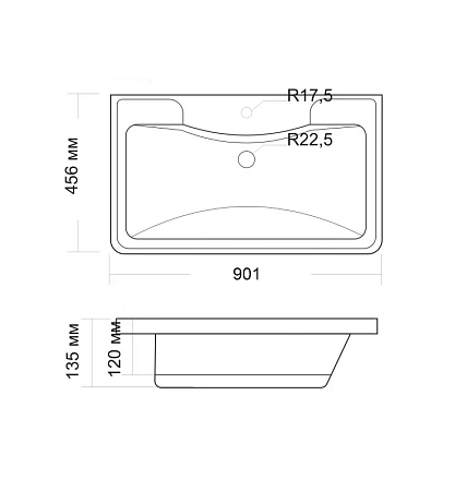 Раковина GROSSMAN Madera АДЕЛЬ 90 см 4627173210256 Раковина GROSSMAN Madera АДЕЛЬ 90 см 4627173210256