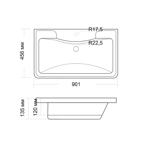Раковина GROSSMAN Madera АДЕЛЬ 90 см 4627173210256 Раковина GROSSMAN Madera АДЕЛЬ 90 см 4627173210256