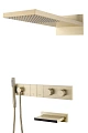 Душевая система Boheme ZODIAC с термостатом MATT GOLD встраиваемая 133-2-MG Душевая система Boheme ZODIAC с термостатом MATT GOLD встраиваемая 133-2-MG
