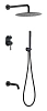 Душевая система Boheme Uno 464-2-B скрытого монтажа, черная