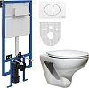 Комплект Унитаз подвесной Roca Mateo 346200000 с микролифтом + Система инсталляции для унитазов STWO 555641 Комплект Унитаз подвесной Roca Mateo 346200000 с микролифтом + Система инсталляции для унитазов STWO 555641