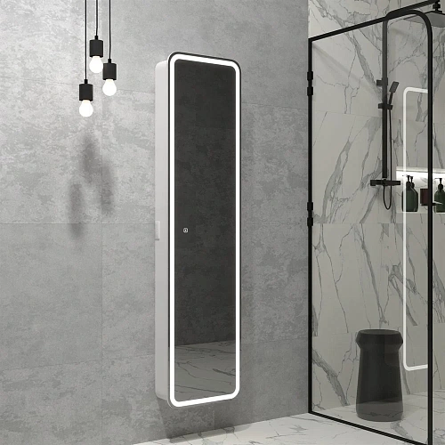 Шкаф-пенал Taliente CBled с LED-подсветкой, 40x18x160см, с розеткой TA-CBled-L40160 Шкаф-пенал Taliente CBled с LED-подсветкой, 40x18x160см, с розеткой TA-CBled-L40160