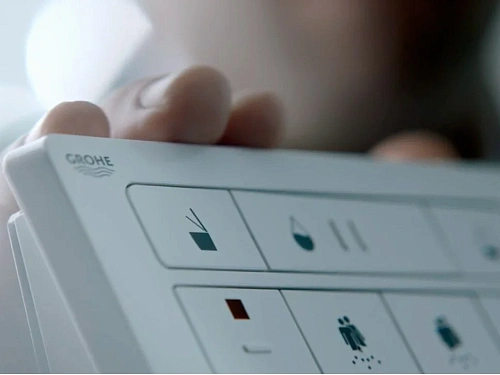 Унитаз SMART GROHE Sensia Arena (39354SH0) готовый комплект с электронным управлением (без инсталляции) альпин белый Унитаз SMART GROHE Sensia Arena (39354SH0) готовый комплект с электронным управлением (без инсталляции) альпин белый