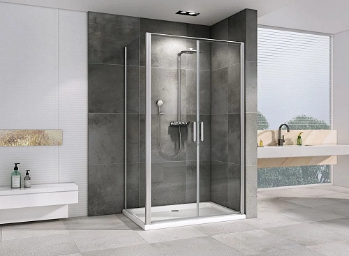 Душевой уголок ABBER Sonnenstrand AG04100C-S75 100x75 см универсальный, профиль хром, стекло прозрачное Душевой уголок ABBER Sonnenstrand AG04100C-S75 100x75 см универсальный, профиль хром, стекло прозрачное