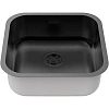 Кухонная мойка Paulmark VELLO 44 UN VE44-MBN, матовый черный NANO-PVD, 446х446мм Кухонная мойка Paulmark VELLO 44 UN VE44-MBN, матовый черный NANO-PVD, 446х446мм