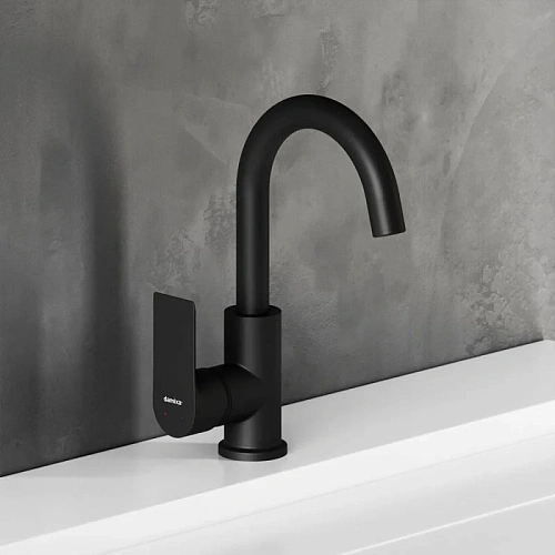 Смеситель для раковины Damixa Apollo 470220300 черный Смеситель для раковины Damixa Apollo 470220300 черный