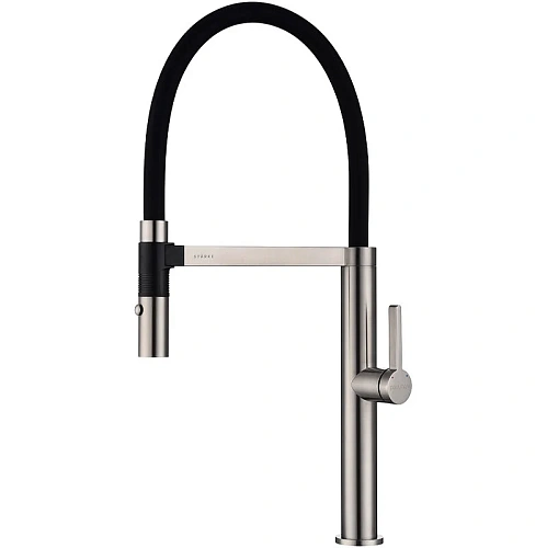 Смеситель для кухни Paulmark LEADER брашированная сталь Le214101-BS Смеситель для кухни Paulmark LEADER брашированная сталь Le214101-BS